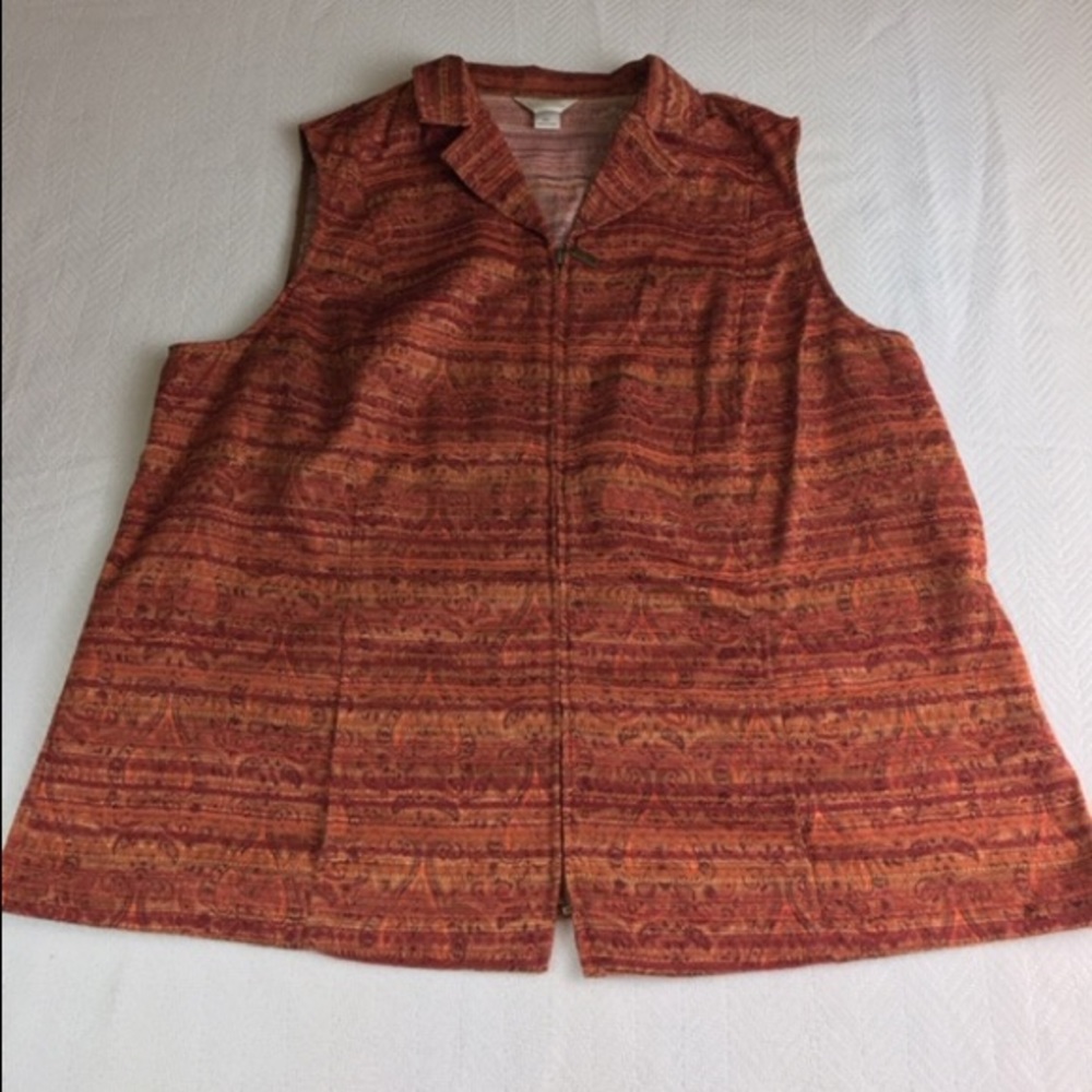 CJ Banks zipper vest